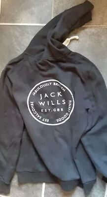 Jack Wills Hoody Xxl Mens Black More Xl  • £10.99