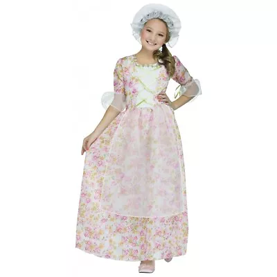 Colonial Girl Costume Kids Betsy Ross Martha Washington Molly Pitcher • $23.72