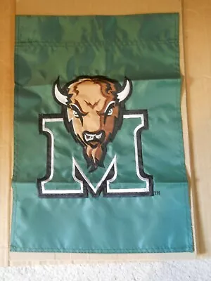 New Marshall University Embroidered Garden Flag 15  X 10 1/2  Marco • $19.99