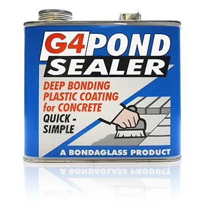 Genuine Bondaglass G4 Pond Concrete Sealant 2.5kg Clear Paint On Pond Sealer • £52.95