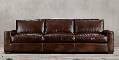 $3000 • Buy Gently Worn Restoration Hardware Leather Maxwell Sofa