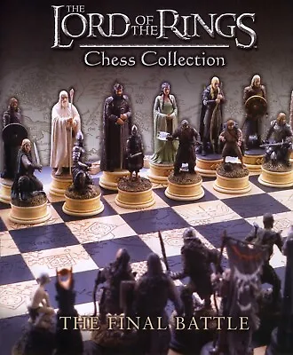 £1049 • Buy Eaglemoss Lord Of The Rings Full Chess Sets X3, 96 Figurines+guides, 3 Boards