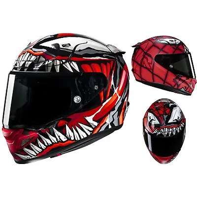 HJC Rpha 12 Maximized Venom Marvel Motorcycle Helmet Integral With Pinlock • $588.87