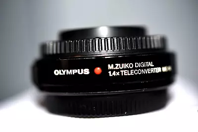 OLYMPUS M.ZUIKO DIGITAL 1.4x Teleconverter MC-14 Black. EXCELLENT+++ • $175