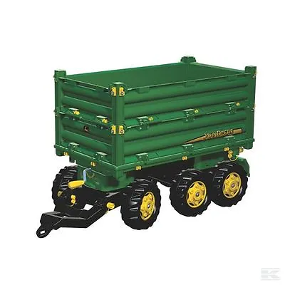 £218.95 • Buy John Deere Childrens Pedal Tractor RollyMultitrailer Trailer 3 Axle Ride On