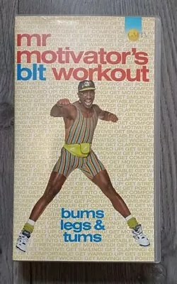 Mr Motivator's BLT Workout Bums Legs & Tums Vintage VHS Video Tape FREE P&P 1993 • £6.99