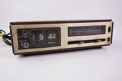 Vintage Retro JCPenney Flip-Clock Alarm Clock AM-FM Radio Model 680-3763  • $29.95