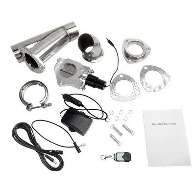 2.5  63mm Remote Electric Catback Downpipe Cutout E-Cut Out Valve System • $79.99