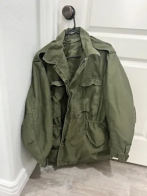 US Army M1951 US Army Korean War Era Military Field Jacket Mens Reg Medium • $50