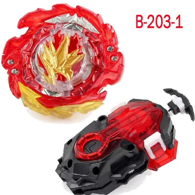 Flame Beyblade B-203-1 Ultimate Fusion Dx Right Gyro Masters With Launcher Set • $16.95