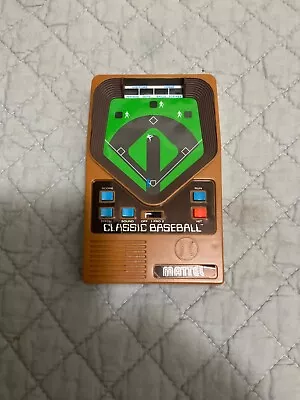 2001 Mattel Electronics Classic Baseball Handheld Electronic Game Free Shipping • $50