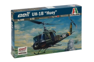 $8.90 • Buy Italeri 040 1/72 Scale Model Helicopter Kit Vietnam War U.S Army Bell UH-1B Huey
