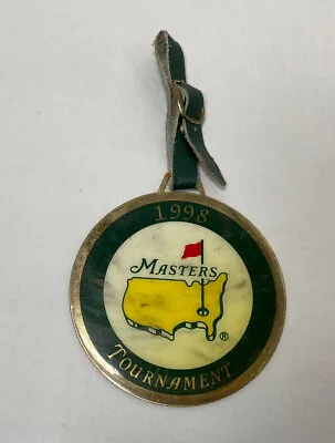 1998 Masters Tournament Augusta Golf Bag Tag Decoration Winners List On Back • $29.99