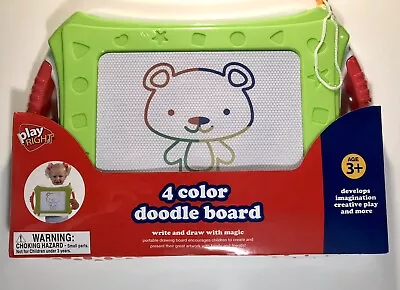 Playright Doodle Board 4 Color  Write And Draw With Magic Age 3+  Toy NEW • $9.97