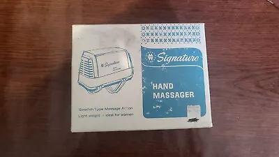 Vintage Signature Hand Massager - Retro Relaxation At Your Fingertips! • $0.99