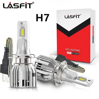 LASFIT H7 LED Headlight Bulb Conversion Kit High Low Beam Lamp 6000K Super White • $34.99