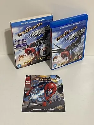 Marvel Spider-Man Homecoming Blu-Ray - Comic Included - Cardboard Sleeve • £4.49
