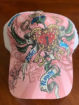 Rebel Spirit Clothing Trucker Hat Ed Hardy Tattoo Pattern H1080 • $34.99