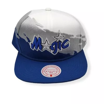 Mitchell & Ness Orlando Magic Paintbrush Adjustable Snapback Hat Cap • $38.99