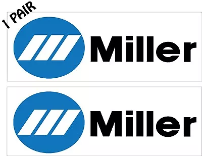 Miller Welding Tig Arc Welding 1 Pair Decal Sticker 6.75  X 19.0   • $29.99