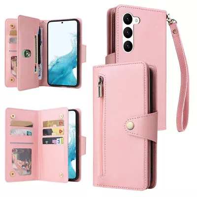 $16.79 • Buy For Samsung S23 Ultra Plus S22 S21 S20 FE Leather Wallet Case Flip Cover