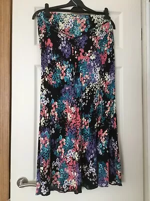 Unworn BHS Floral Pattern Maxi Skirt Sz16 • £3.50