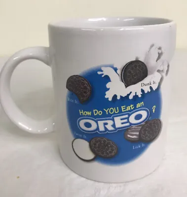 £5.69 • Buy Oreo Coffee Mug “How Do You Eat An Oreo?” Nabisco Dunk It Twist
