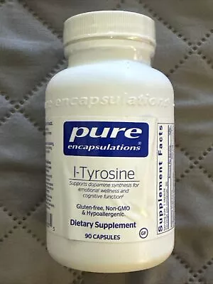 Pure Encapsulations I-Tyrosine Supplement 90 Caps Exp. 11/2025 • $42.75