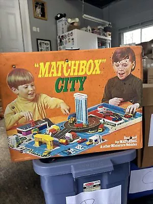 Vintage Lesney Matchbox City Play Set 1973 See Pictures • $24.95