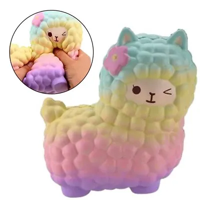 $13.89 • Buy Cartoon Jumbo Sheep S Quishy Slow Rising Alpaca S Queeze Toys Stress Relief Gift
