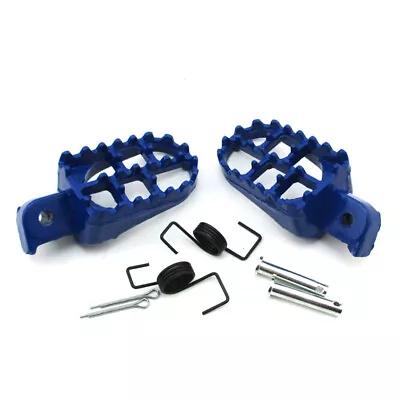 Blue Foot Pegs Rest For Yamaha Dirt Bike PW50 PW80 TTR90 Honda CRF CRF80 CRF100F • $25.64