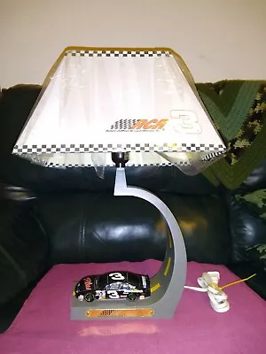 Vintage Nascar Dale Earnhardt Sr #3 Diecast Racecar Lamp • $59