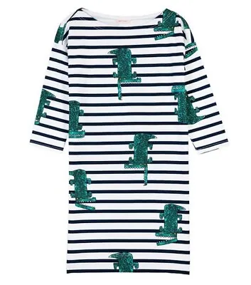 $75 • Buy Gorman Crocodile Printed Cotton Dress Size 10