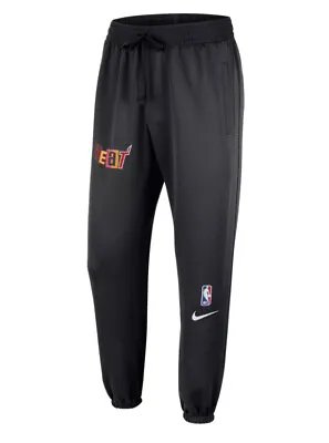 Miami Heat Nike Men's City Edition Black Showtime Dri-Fit Sweatpants Extra Large • $105.50