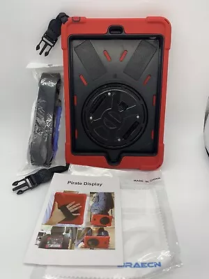 Braecn Ipad Mini Case 1/2/3 Red Pirate Series Case With Strap • £28.99