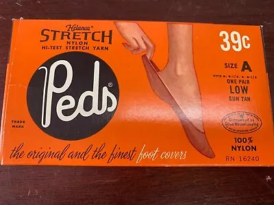 Vintage Stretch Nylon Peds (new In Box) • $2