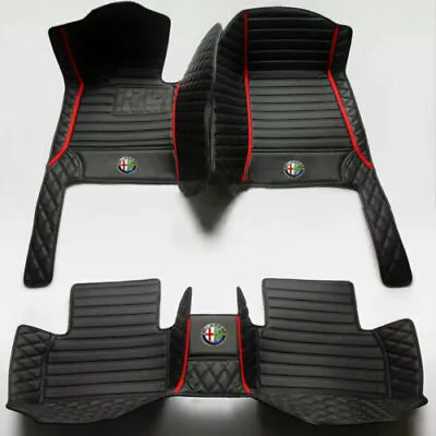 For Alfa Romeo Car Floor Mats Custom Giulia Stelvio Right Hand Drive Auto Carpet • $175.99