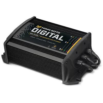 Minn Kota MK-315D 5 Amp 3 Bank 12V  On-Board Marine Boat Battery Charger • $195.29