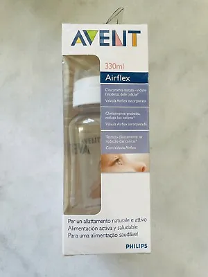 $39.95 • Buy Vintage Sealed Philips Avent Airflex Baby Feeding Bottle 330ml Made In England