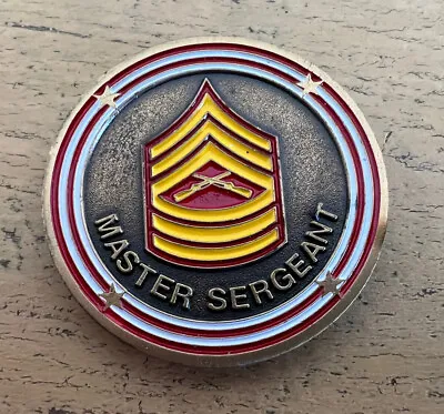 Marine Corp Master Sergeant Challenge Coin Semper Fidelis • $9.99