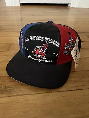 Vintage Mens Multicolor Cleveland Indians American League Snapback Hat • $29.99