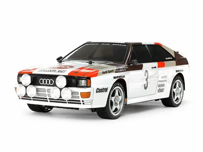 Tamiya 58667 Audi Quattro TT-02 4WD RC Car DEAL BUNDLE With Radio Bat Charger • $376.23