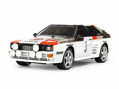 Tamiya 58667 Audi Quattro TT-02 4WD RC Car STICK RADIO DEAL BUNDLE W/Bat&Charger • $389.63