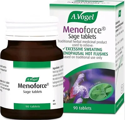 A.Vogel Menoforce Sage Tablets | For Menopausal Hot Flushes & Night Sweats | One • £30.99