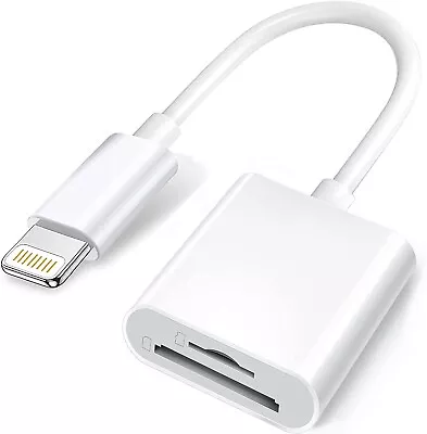 Apple Lightning To SD & TF Card Dual Slot Reader For IPhone/iPad 2 In 1 Adapter • $17.66