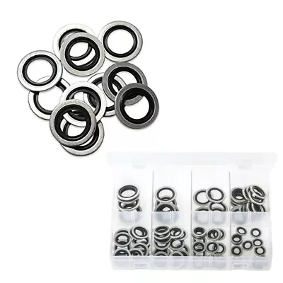 £2.35 • Buy Metric Dowty Washer / Bonded Seals Black Nitrile Steel Self Centralising