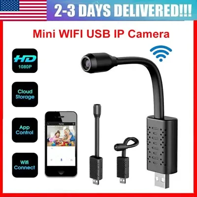 DIY Mini USB Nanny Cam Wireless WIFI 1080P Pinhole Small Video Camera Micro DVR • $19.90