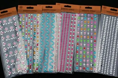 Self Adhesive Jewels - Craft - Card Making - Various Designs & Colours • £4.95