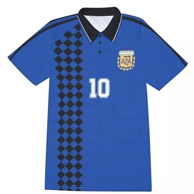 Argentina - Camisa Shirt Replica Maradona  Jersey Retro 1994 Away Size Chart • $26.99