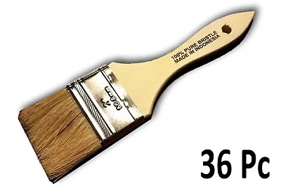 Lot Of 36 2  Chip Brushes Brush Perfect For Adhesives Paint Touchups 2 Inch • $23.85
